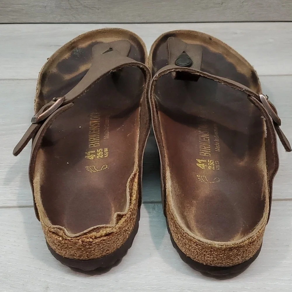 Birkenstock Women Gizeh Comfort Sandals Flats shoes sz 41/10